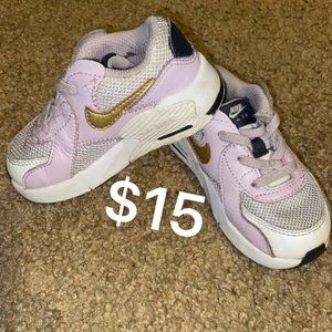 size 6 purple and gold nike air